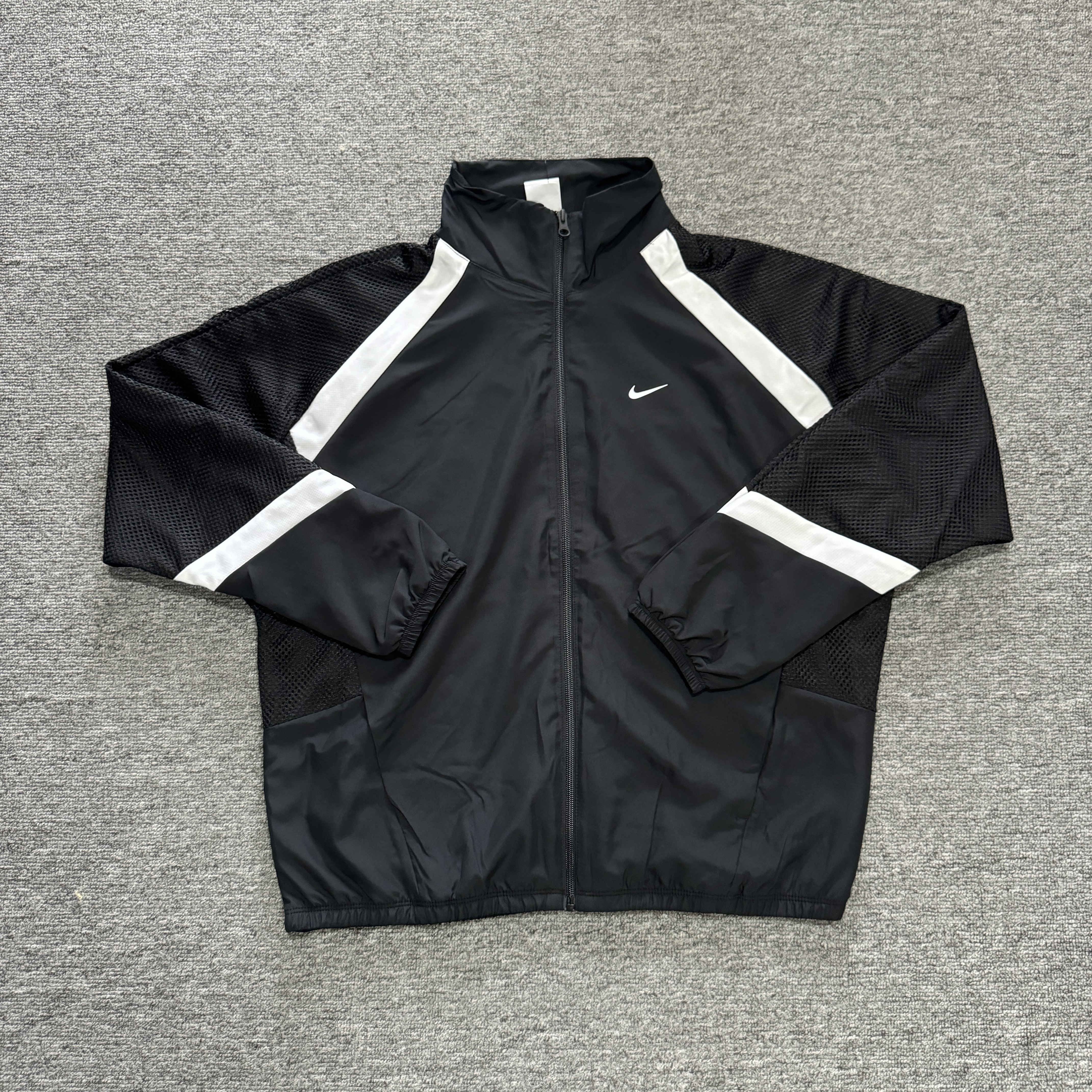 Nike/耐克 男子春秋运动休闲宽松舒适立领梭织夹克外套HV3364-010