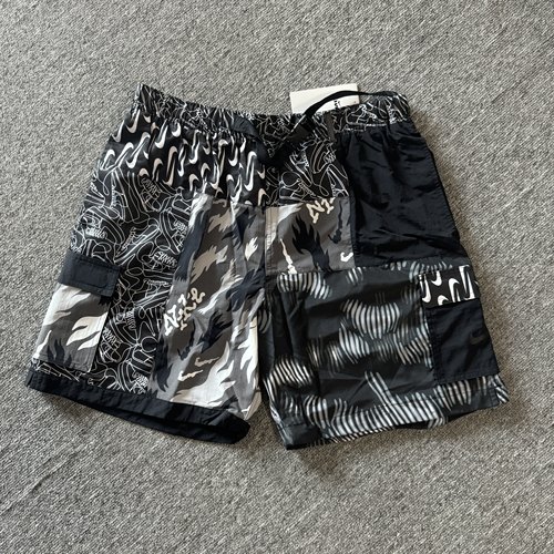 Nike/耐克 Swim Voyage男子拼接经典时尚沙滩休闲短裤FZ7373-034