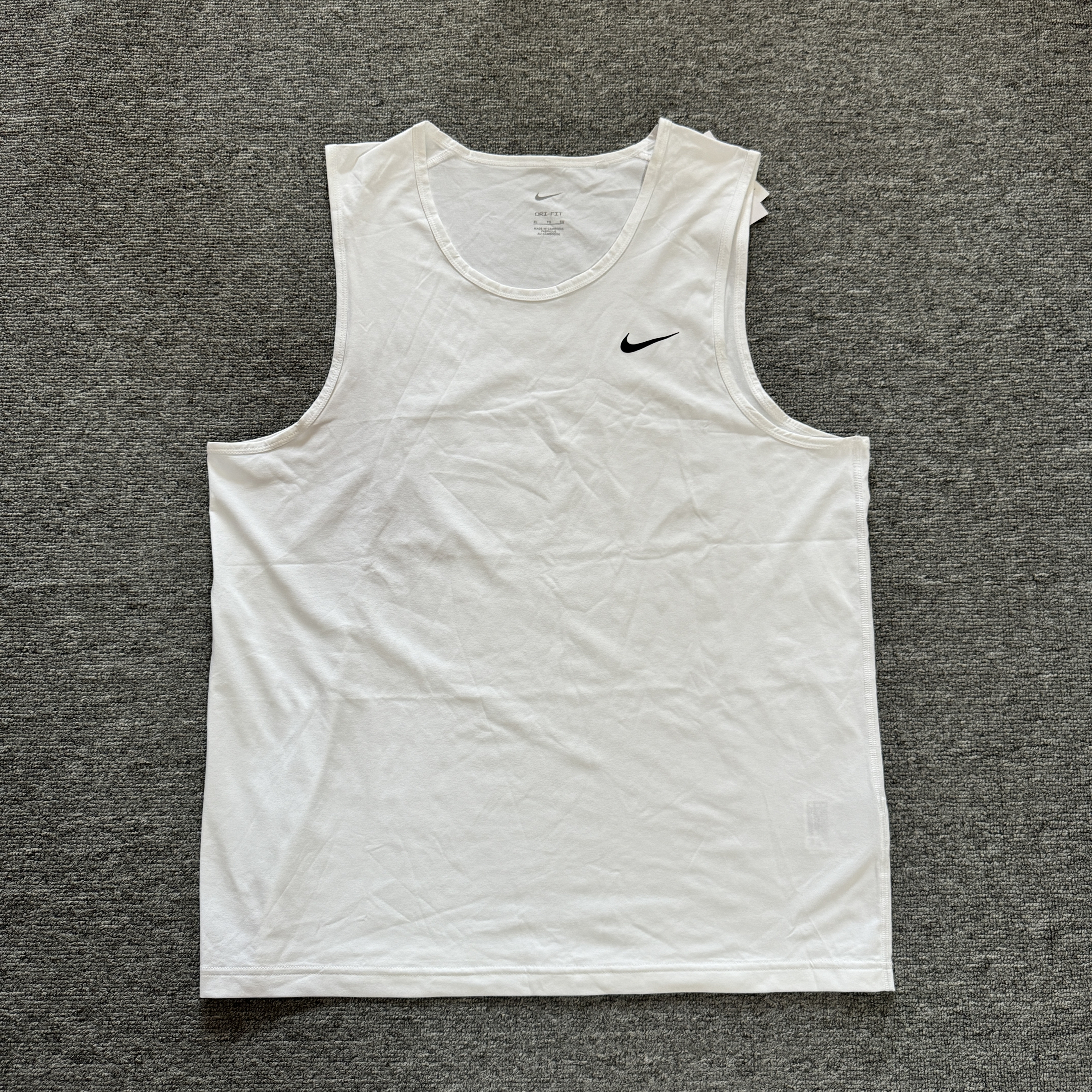 Nike/耐克 DRI-FIT速干透气男子跑步训练健身运动背心 DV9842-100
