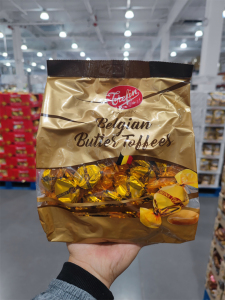 会员超市代购黄油太妃糖1.3kg咖啡糖果硬糖比利时进口