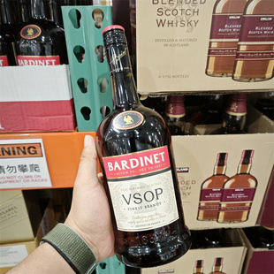 Costco&Sam超市代购法国进口BARDINET必得利白兰地VSOP洋酒1L