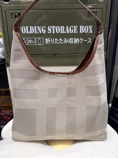 2026新款时尚手提帆布条纹百搭单肩斜挎高级感通勤腋下托特女包