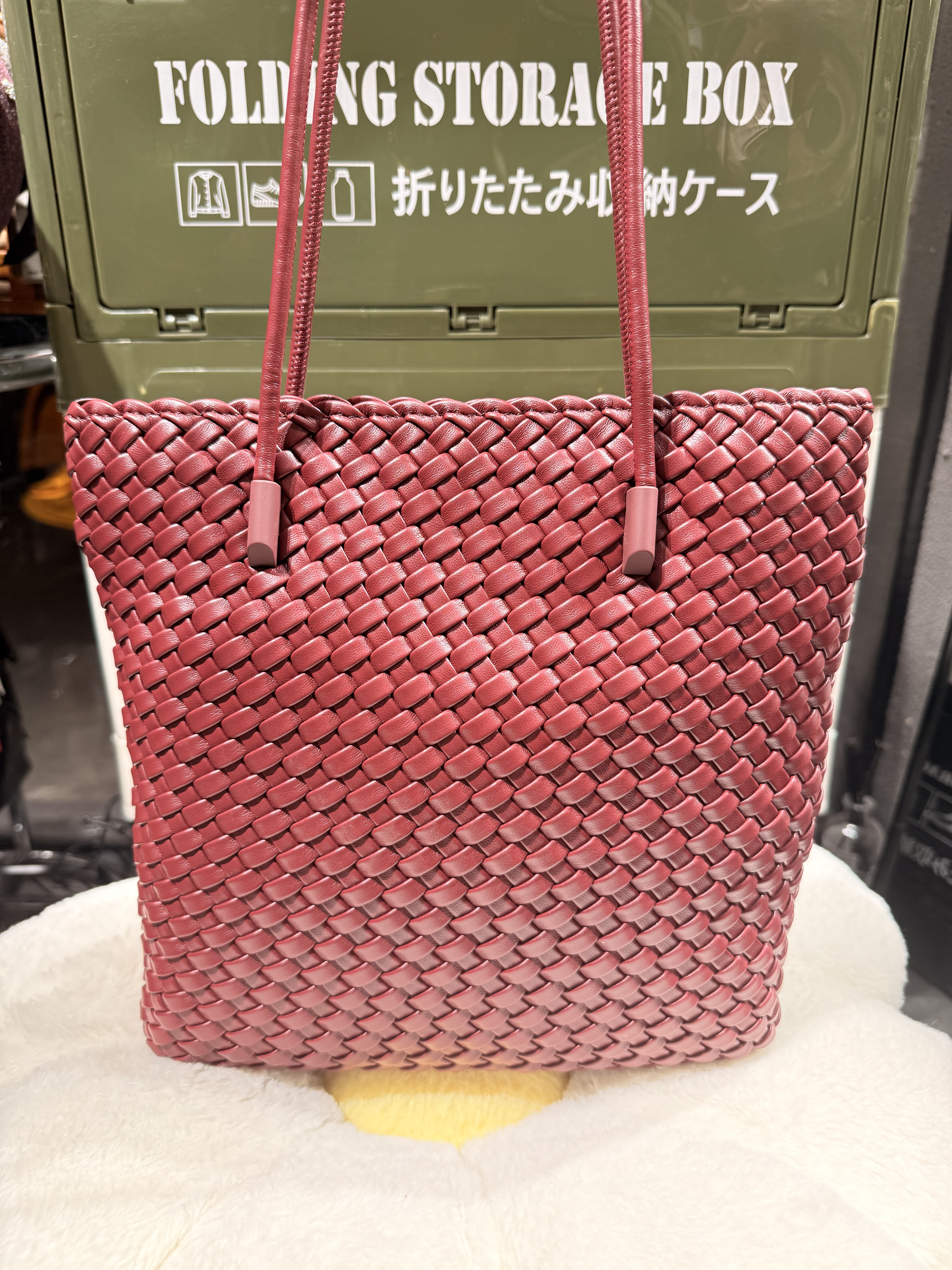 2025新款时尚手提小众编织油蜡皮大容量百搭单肩斜挎通勤腋下女包