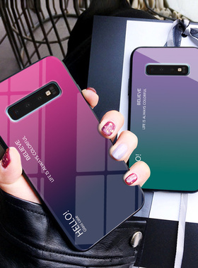 适用于三星S10 5G版SM-G977F/N/U全包软硅胶钢化玻璃膜防摔手机壳