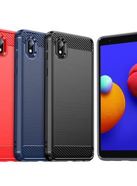 适用Samsung/三星Galaxy M01Core手机壳M01S全包边防摔保护套软壳