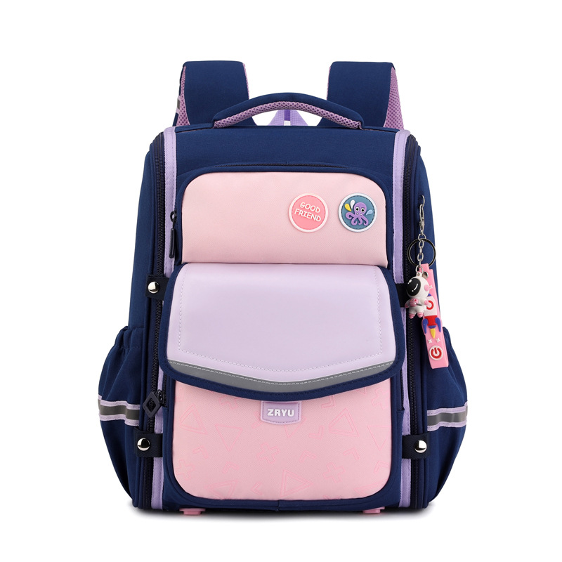 自然鱼男女生儿童小学生书包