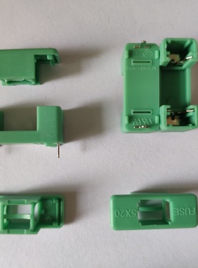 5*20mm 绿色保险丝座 盒 线路板保险丝座 PTF-77 PTF-78 FUSE5X20
