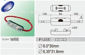 保险丝座汽车自动带线R3-77 BLADE FUSE 30A 12/24V DC