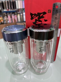 亚泰5857H双层玻璃杯隔热杯子高档礼盒水杯茶杯330ml