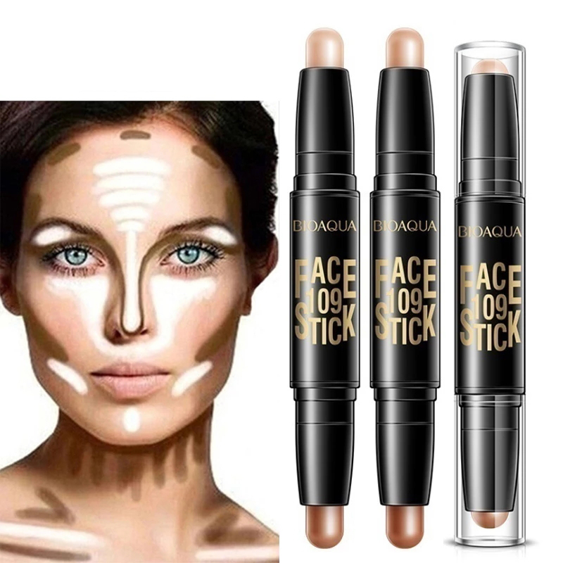 BIOAQUA Double Head Highlighter Stick Makeup Concealer Pen