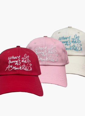 方式商店｜Whart兔子棒球帽 bunny's merch 百搭显脸小夏日棒球帽