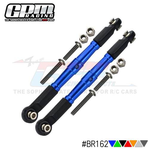 LOSI 1/10 BAJA REY铝合金正反牙前转向拉杆配尼龙胶波脚金属波仔