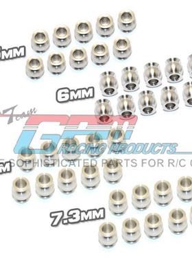 GPM ROADTECH铝合金5.8MM波仔,内孔3MM,长4.5/6/7/7.3MM长-10件装