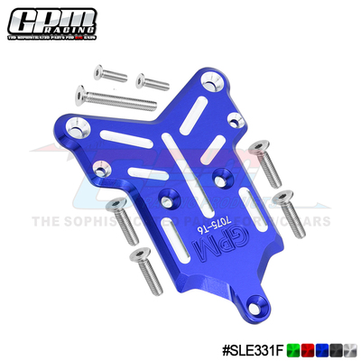TRAXXAS 1/8 4WD SLEDGE 雪橇  铝合金7075-T6前底板保护盖