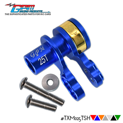 TRAXXS-1/5 X-MAXX 8S MONSTER TRUCK铝合金弹簧式卸力保护舵机臂
