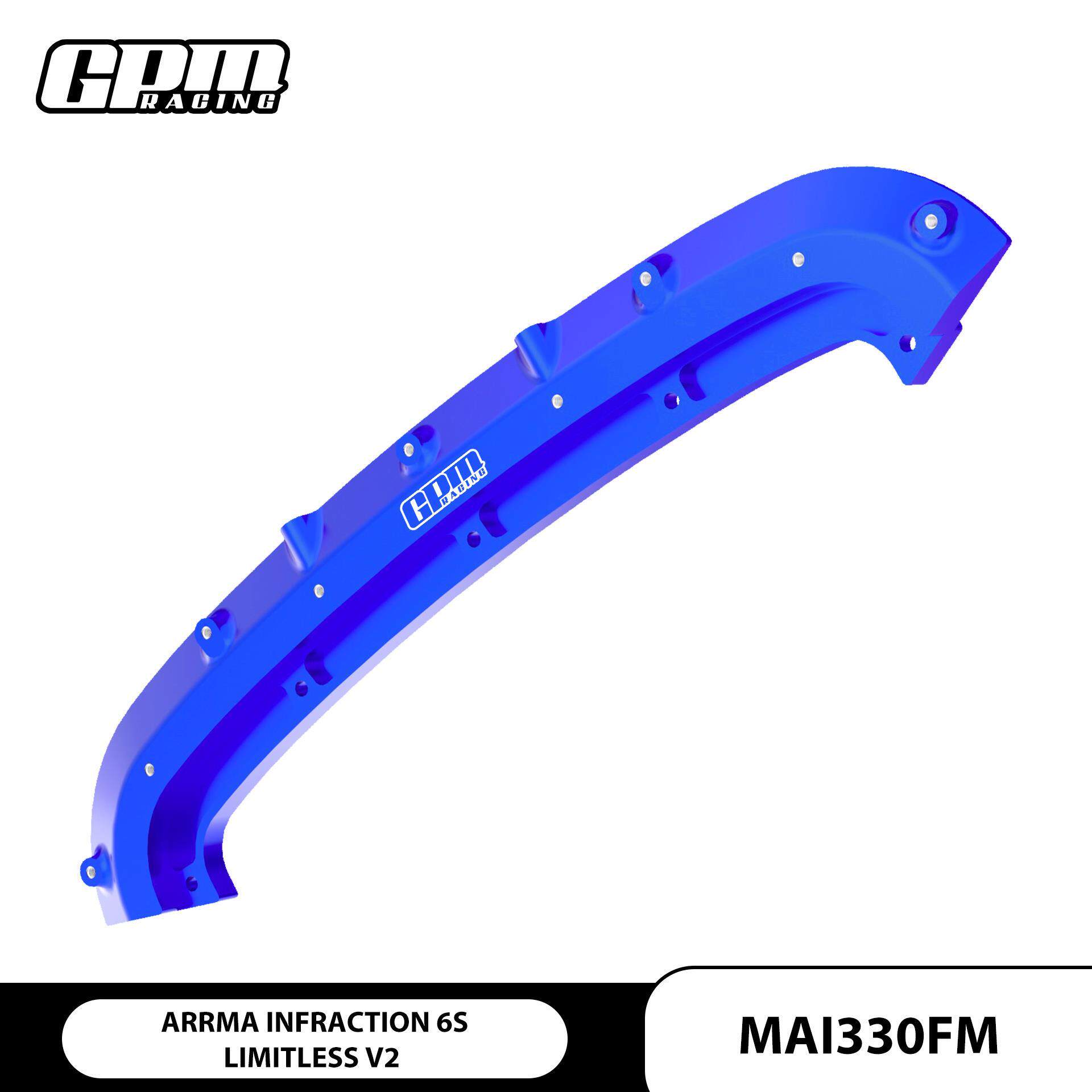 ARRMA  1/7 INFRACTION 6S BLX-ARA109001铝合金前底盘防撞固定座