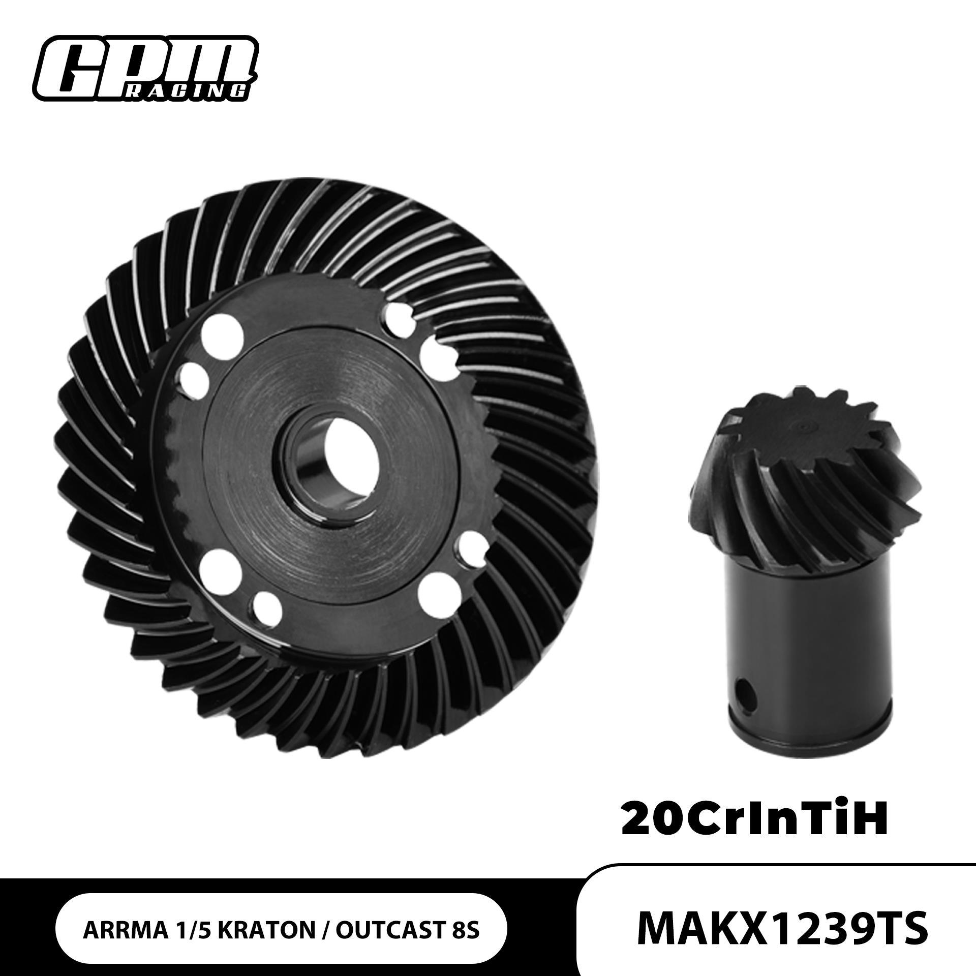 ARRMA 1/5 卡屯 流浪 8S 中碳合金钢前后通用差速螺旋齿39/12T