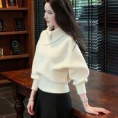 东莞大朗不起球正品 广州十三行上衣义乌打底衫 高领毛衣针织衫 女装