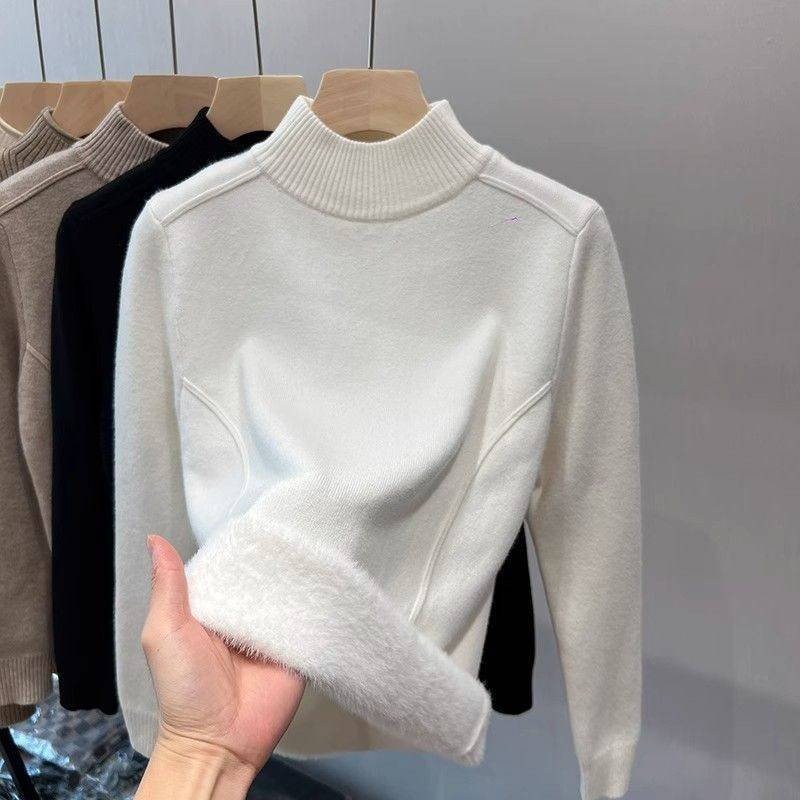 广州十三行女装半高领加绒毛衣东莞大朗不起球义乌打底针织衫上衣,女装/女士精品,毛针织衫,淘宝优惠券,粉丝福利购,淘宝优惠卷