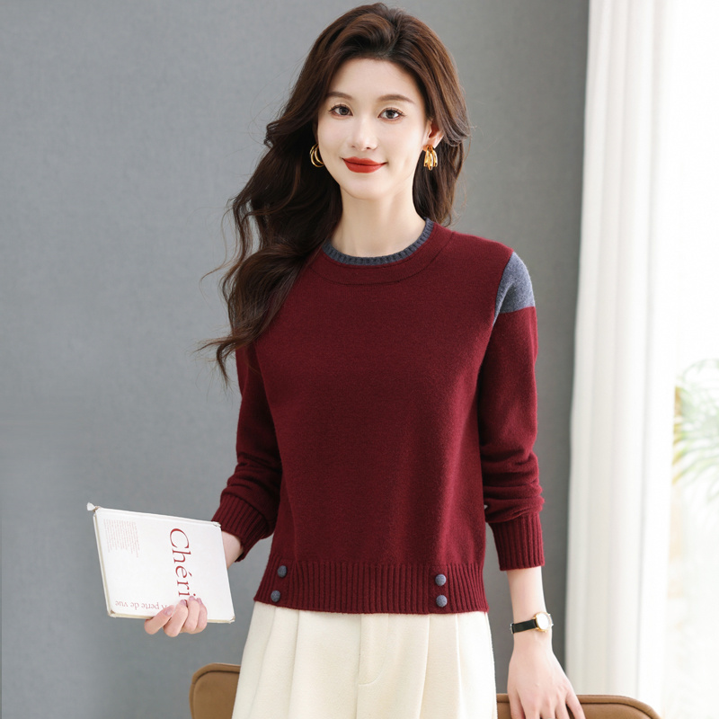 东莞大朗高端毛衣针织衫打底衫女装不起球正品广州十三行秋冬上衣