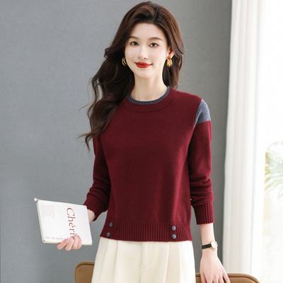 东莞大朗高端毛衣针织衫打底衫女装不起球正品广州十三行秋冬上衣