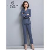 职业休闲正装 商务女装 职业装 套装 工作服女气质新款 西装 秋冬时尚