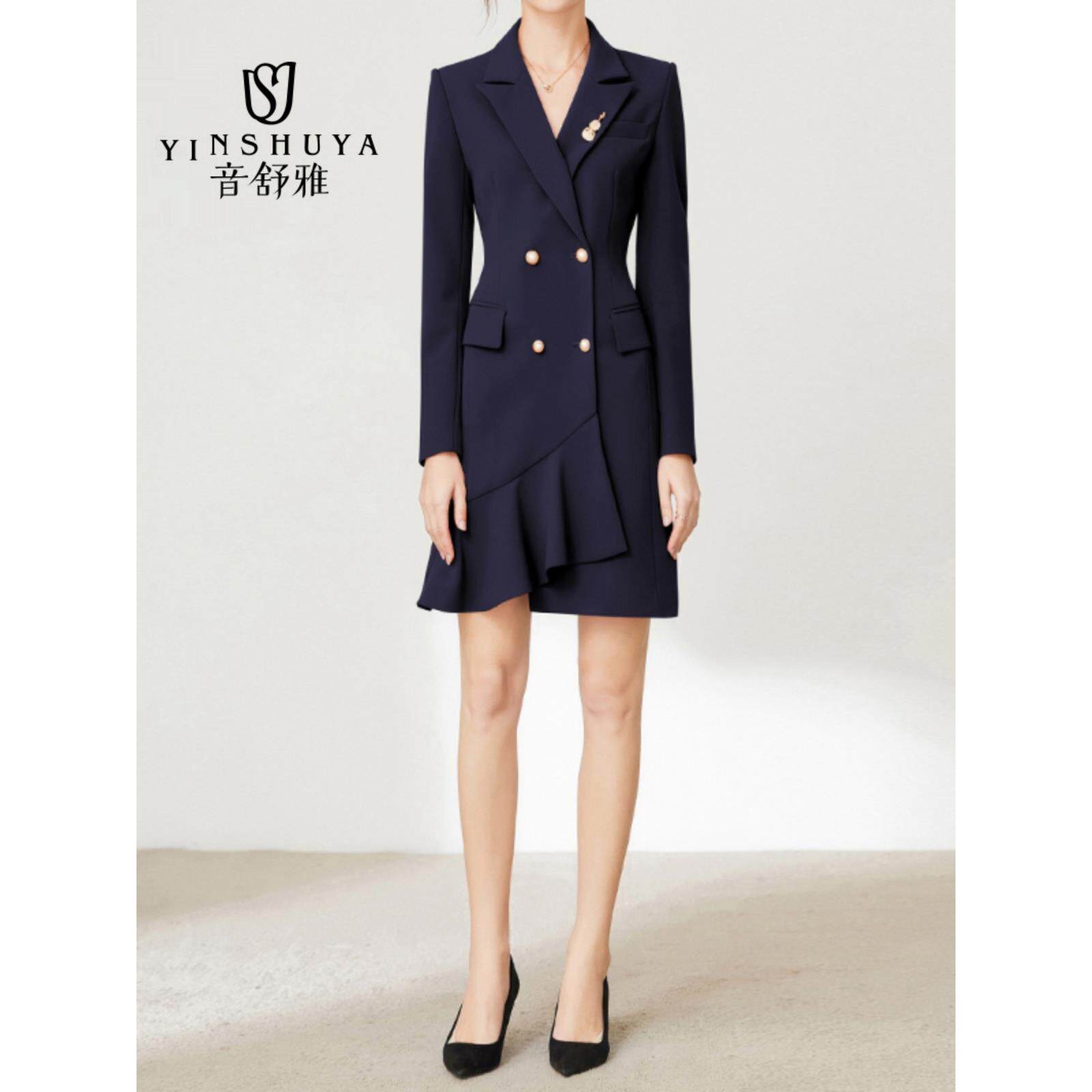 职业正装套装女夏连衣裙时尚气质职场通勤商务工作服美容院工装ol