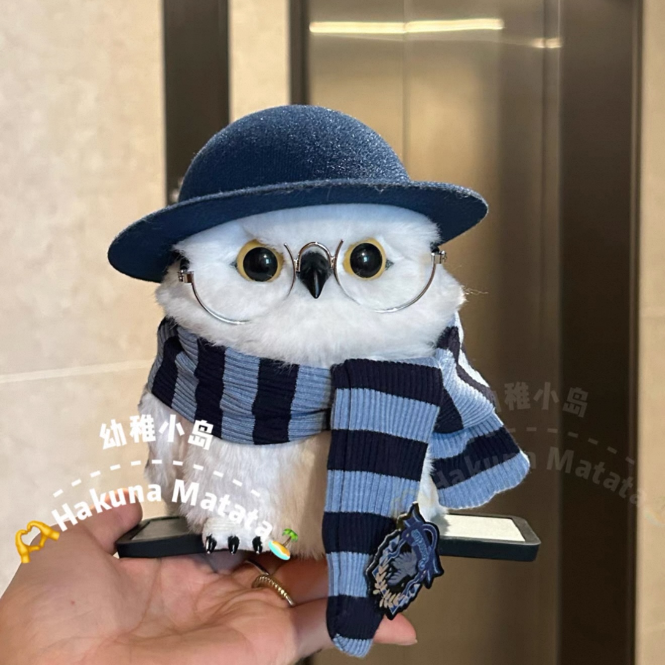 小岛家 哈利波特周边海德薇配饰眼镜环球影城猫头鹰娃衣服帽子
