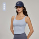 瑜伽背心文胸免穿bra欧美性感深u美背抗起球修身 显瘦健身上衣女夏