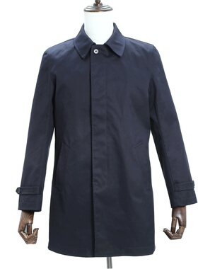 C.D.P. 日本进口全棉复合面料  春秋季巴尔马肯长款风衣男balmaca