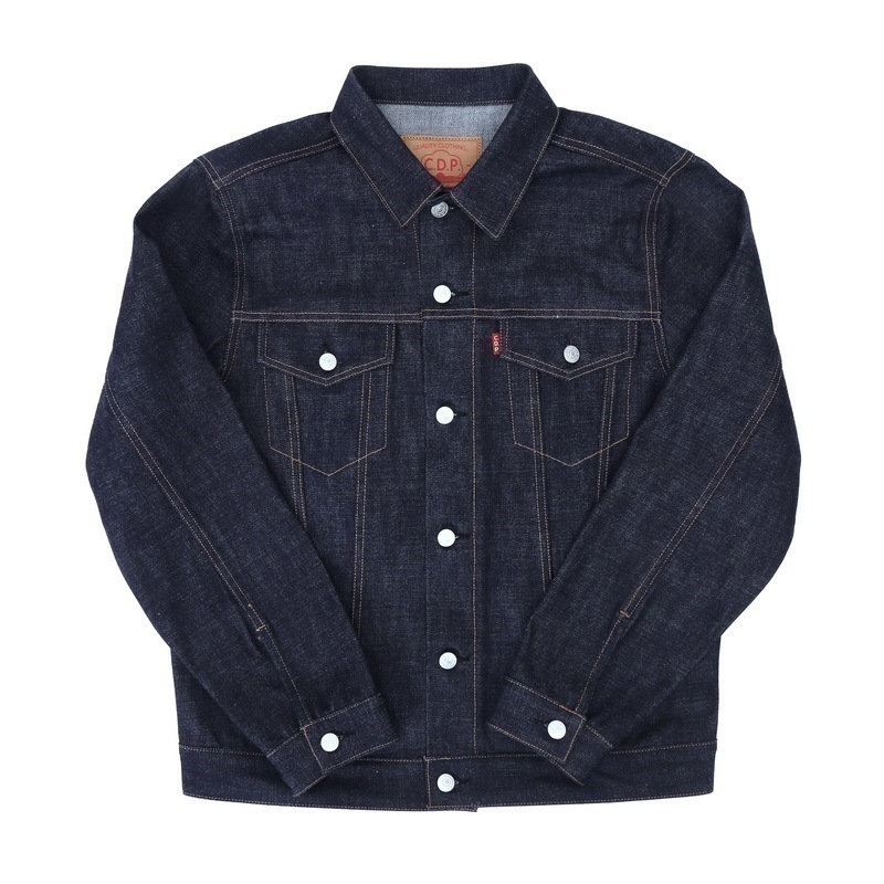 原色赤耳复古阿美咔叽牛仔夹克