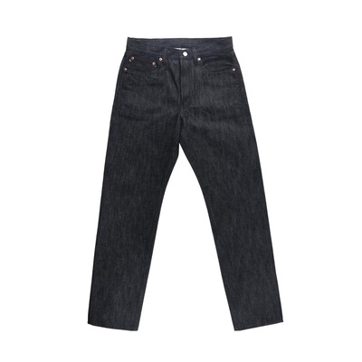 牛仔裤硫化染色赤耳原牛美式复古