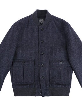 C.D.P.复古服饰A1款式复古毛呢夹克  美式飞行夹克 通勤 CDP