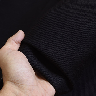 15.2OZ重磅加厚特级纯黑色牛仔布料日本进口丹宁原浆硬挺