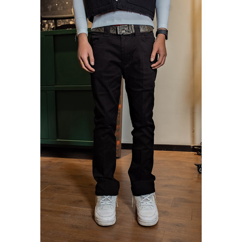 TGFCLUB美式街头修身微喇工装裤