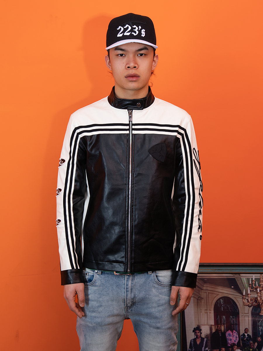 TGFCLUB刺绣修身赛车服