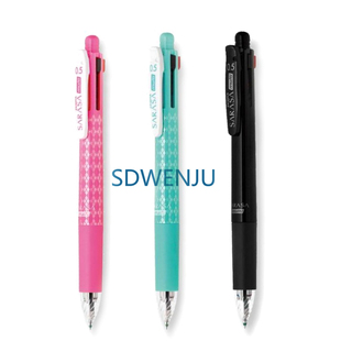 商德文具日本Zebra斑马J4SA11多色笔多色水笔四色中性笔+自动铅笔