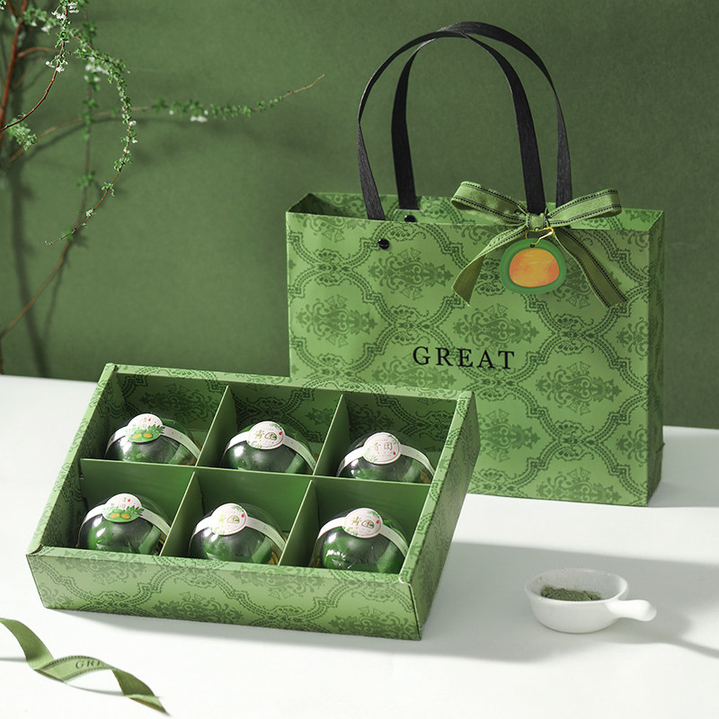 2026端午包装盒礼盒空盒高档手提青团月饼盒绿豆糕蛋黄酥盒子6粒8