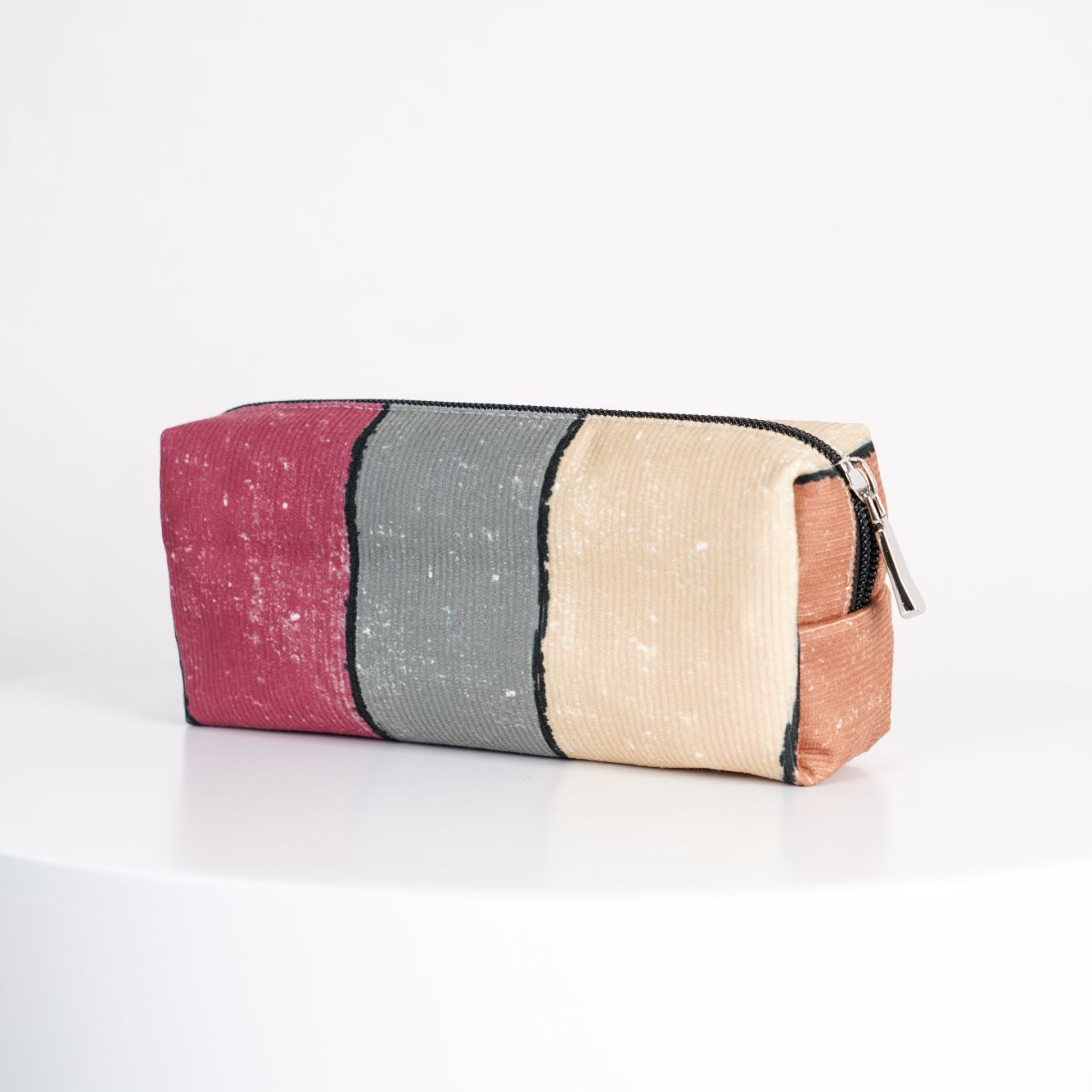 无则艺【大笔袋】三色块原创学生收纳包办公笔袋包粉色零钱包拉链,箱包皮具/热销女包/男包,单肩包,淘宝优惠券,粉丝福利购,淘宝优惠卷