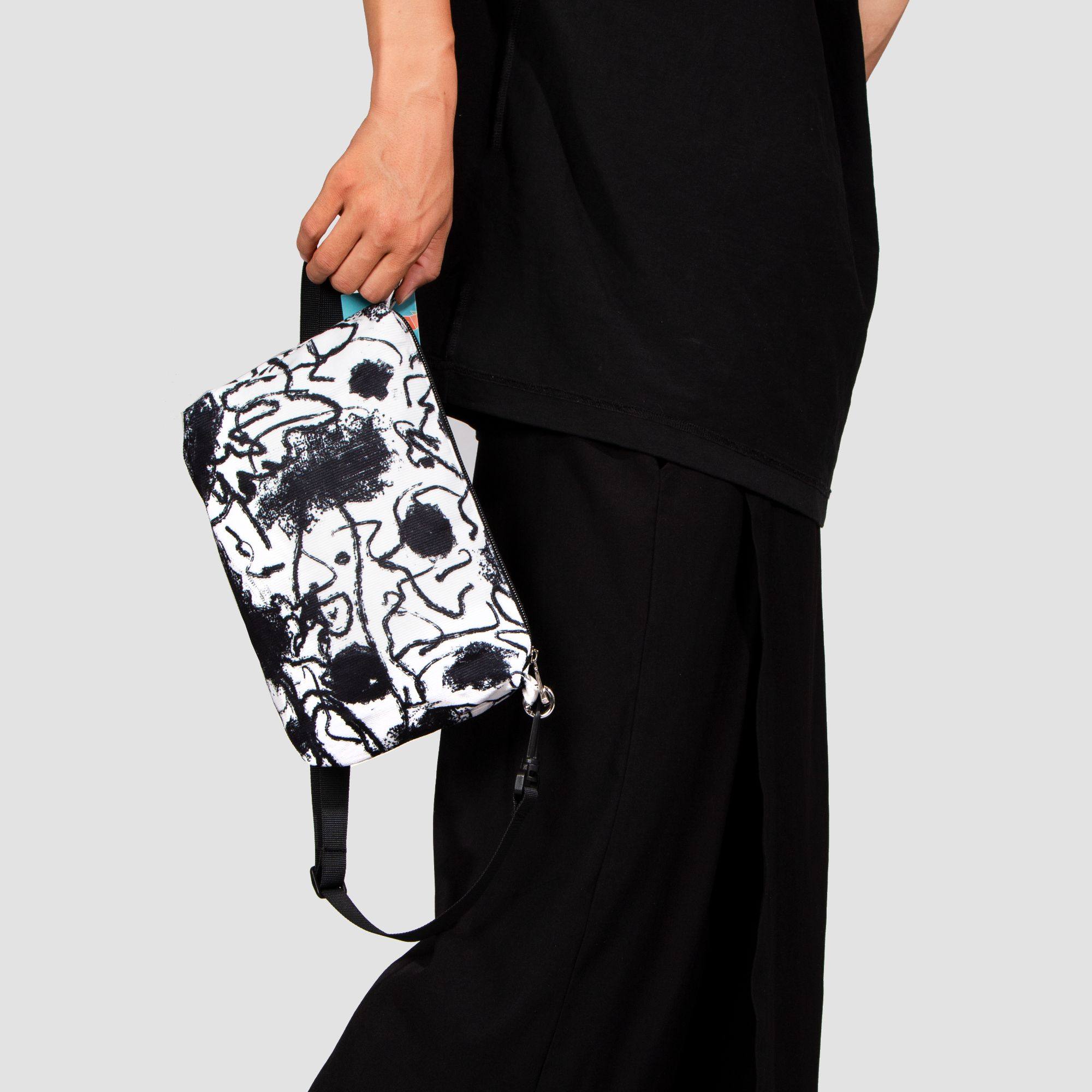 无则艺【子母方包】这家布包很艺术|原创斜挎包个性印花黑墨子母,箱包皮具/热销女包/男包,单肩包,淘宝优惠券,粉丝福利购,淘宝优惠卷