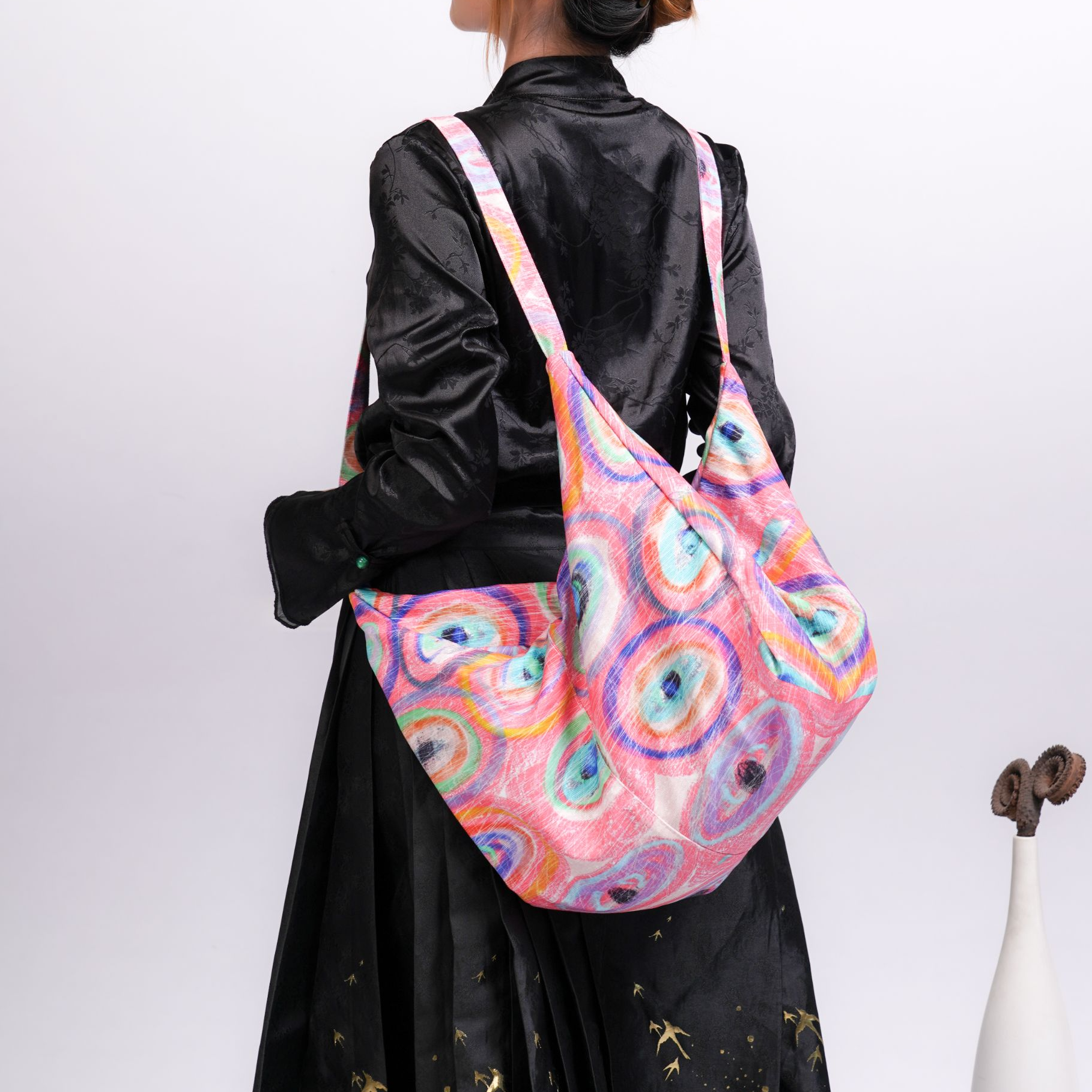 无则艺【小龟壳包】粉色眼睛原创文艺小众印花单肩包双肩包斜挎包,箱包皮具/热销女包/男包,单肩包,淘宝优惠券,粉丝福利购,淘宝优惠卷