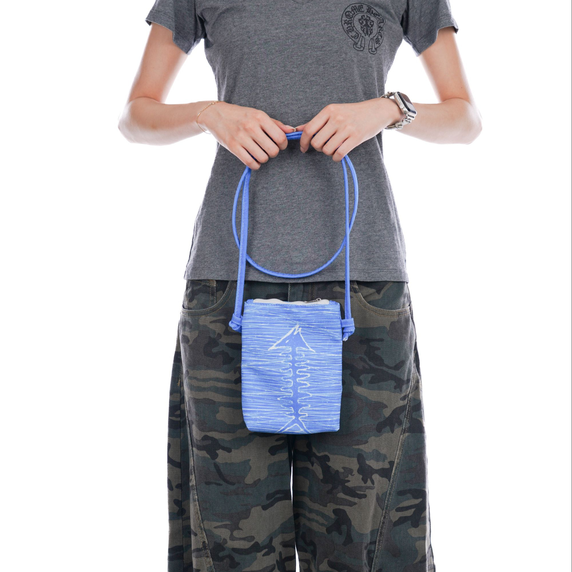 无则艺【长绳手机包】鱼骨头可爱卡通时尚休闲单肩文艺小托特包,箱包皮具/热销女包/男包,单肩包,淘宝优惠券,粉丝福利购,淘宝优惠卷