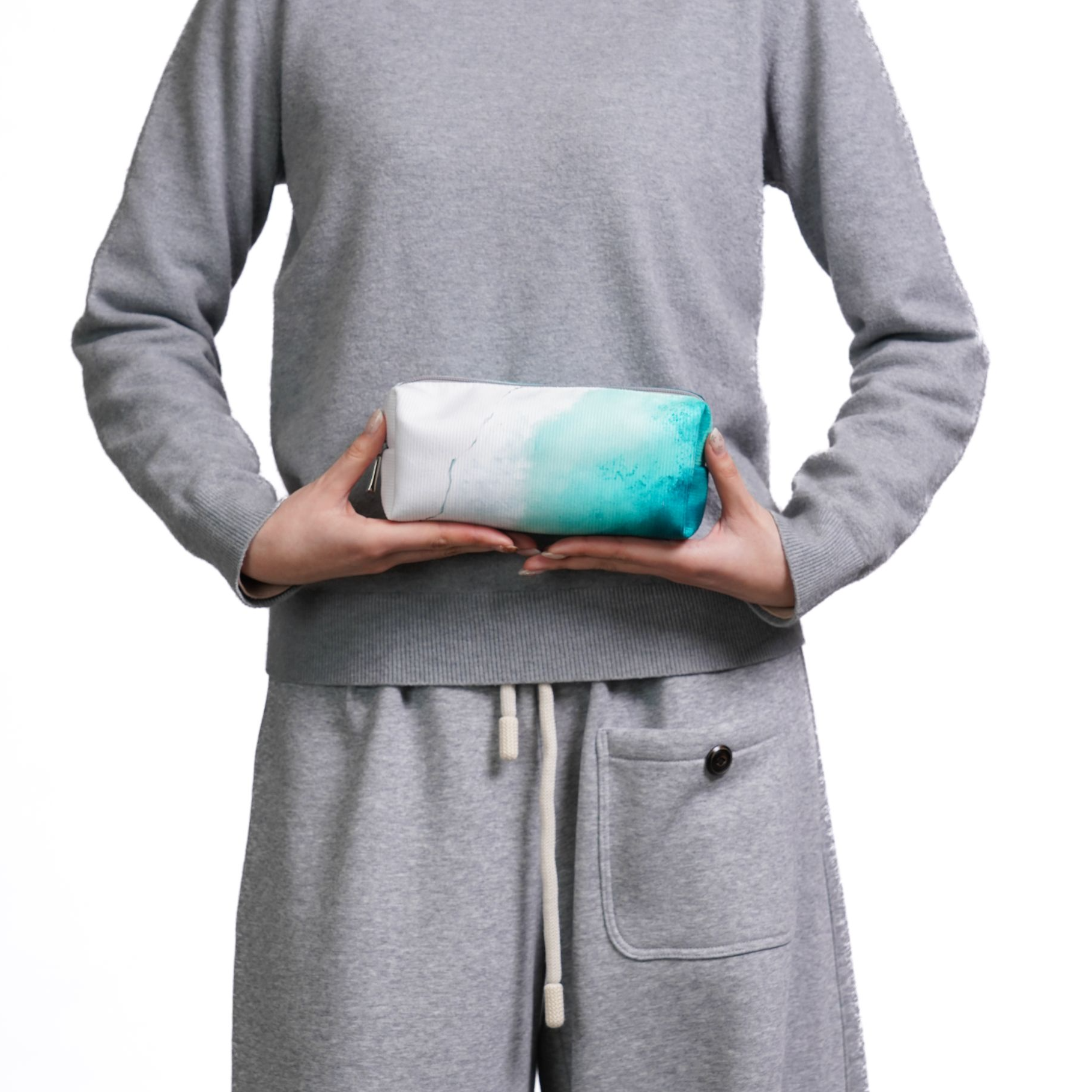 无则艺【大笔袋】碧水沙滩原创学生文艺收纳简约时尚印花办公笔袋,箱包皮具/热销女包/男包,单肩包,淘宝优惠券,粉丝福利购,淘宝优惠卷