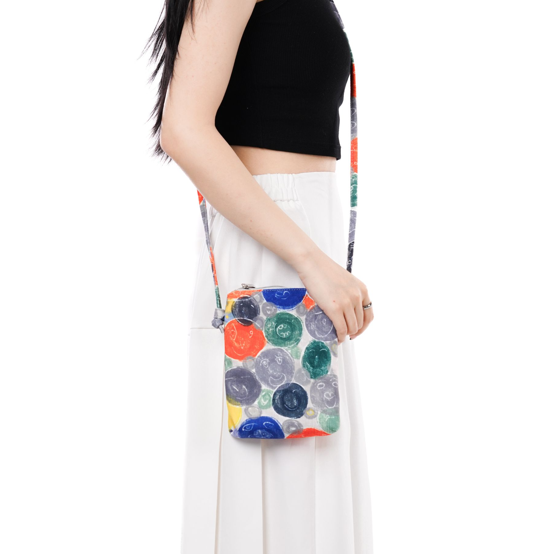 无则艺【长绳手机包】彩色开心可爱卡通时尚休闲单肩文艺小包竖款,箱包皮具/热销女包/男包,单肩包,淘宝优惠券,粉丝福利购,淘宝优惠卷