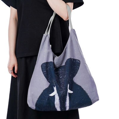 无则艺【仿驼绒月牙】大象这家的布包很艺术百搭亲肤夏季时尚休闲