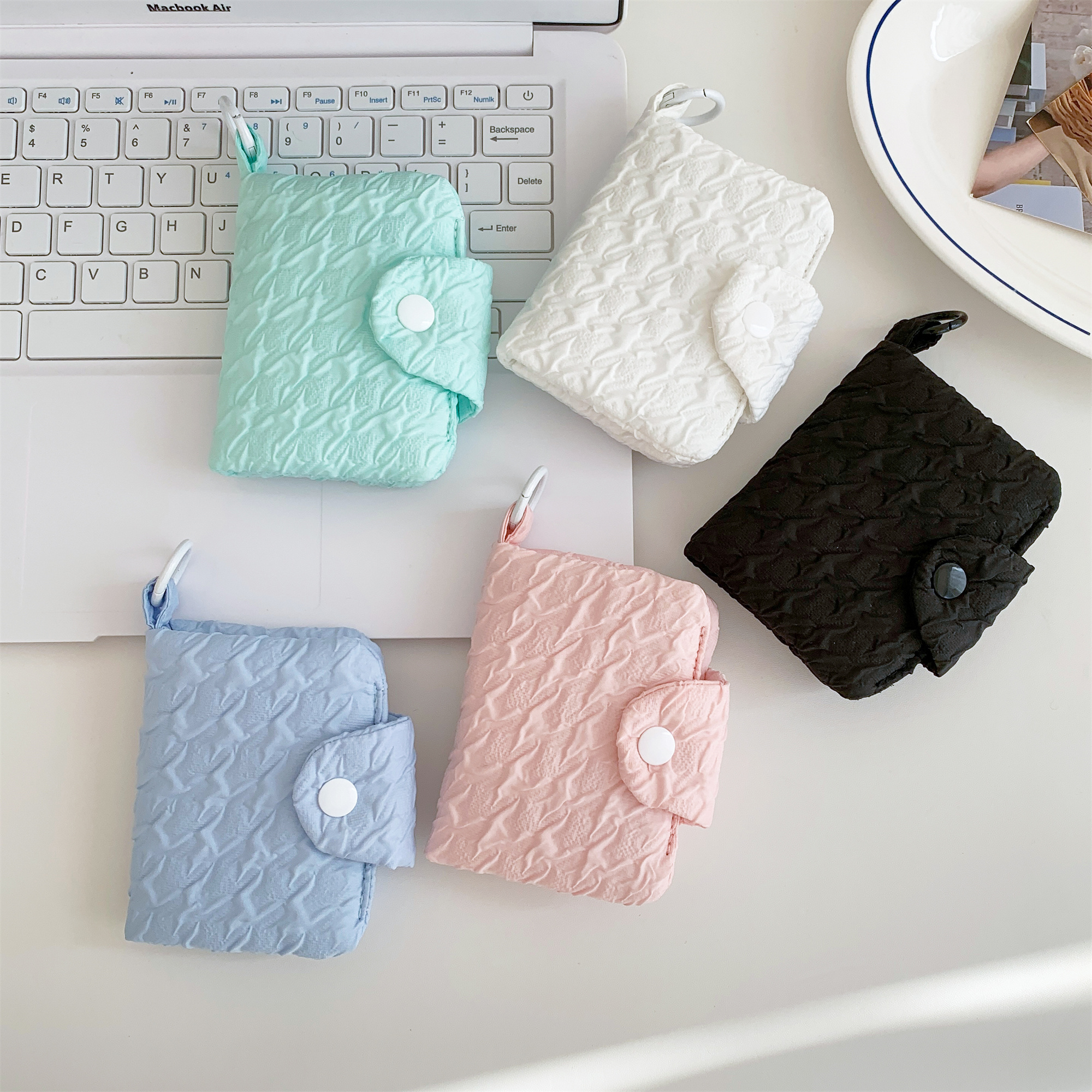 卡包学生书包挂件按扣小钱包