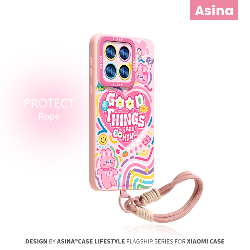 涂鸦粉兔适用小米17Promax手机壳新款小米15液态硅胶12s保护套女13可爱17Ultra软镜头全包卡通红米k60薄14,3C数码配件,手机保护套/壳,淘宝优惠券,粉丝福利购,淘宝优惠卷