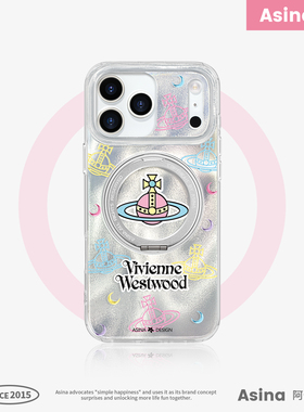 彩色西太后适用苹果17Promax手机壳新款ip15磁吸带支架iPhone16Pro保护套可爱14网红Ho7支点高级感13pm全包