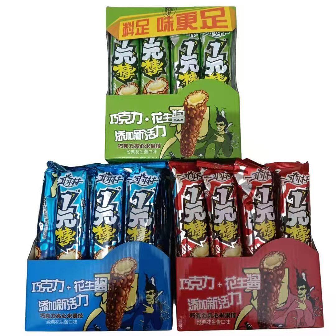 可可林一元棒夹心米果棒花生酱口味多规格可选儿童美味休闲零食