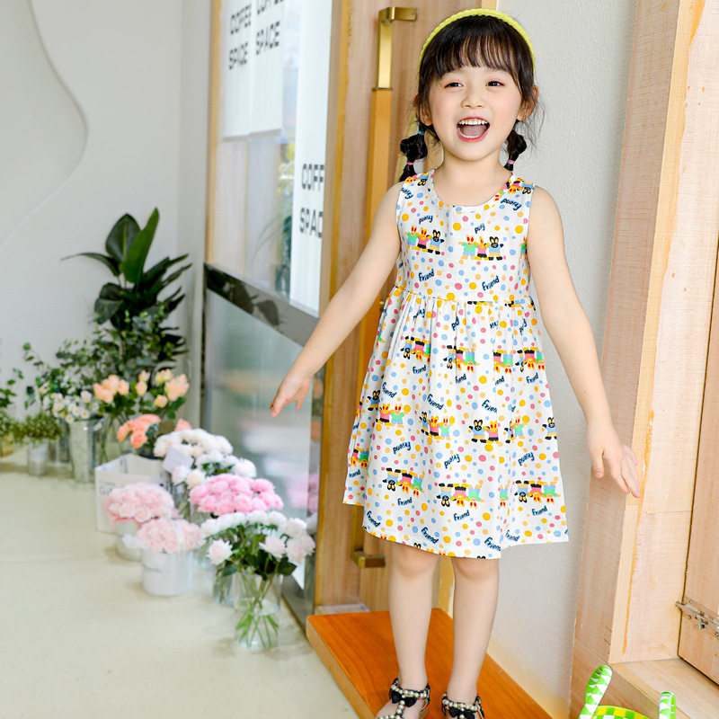 西瓜童装宝宝公主裙女童连衣裙小童夏装可爱2025新款儿童裙子纯棉